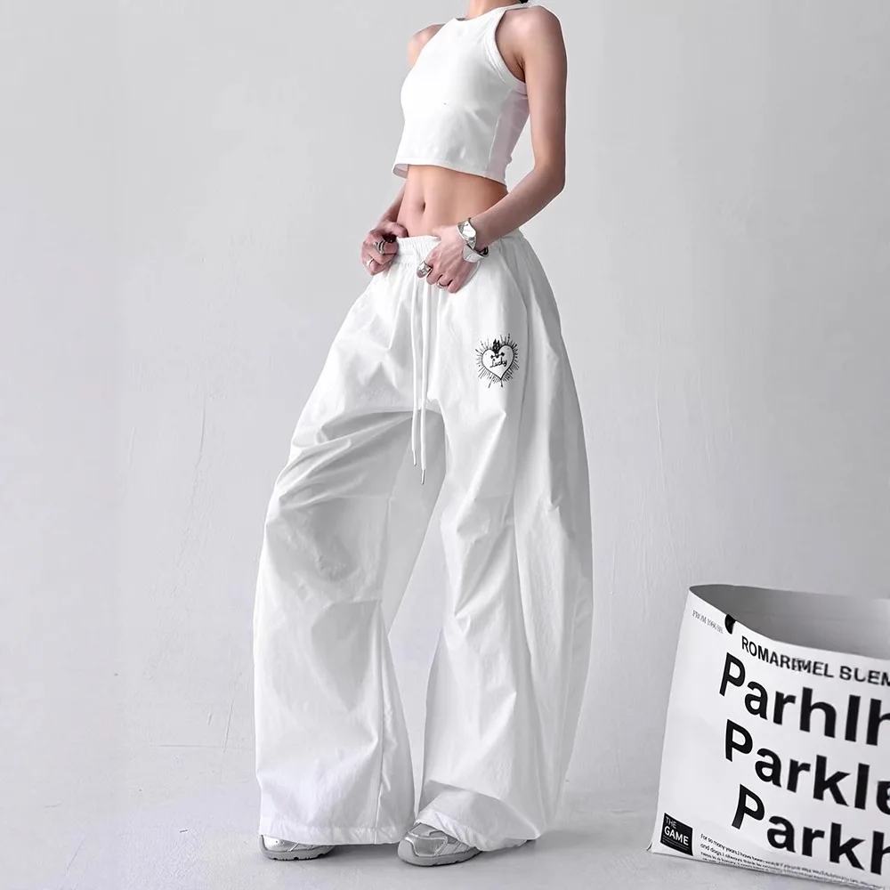 Y2K брюки для танцев в стиле хип-хоп, женские белые джазовые брюки с высокой талией, уличная одежда, повседневные брюки, быстросохнущие брюки для тренировок
Y2K брюки для танцев в стиле хип-хоп, женские белые джазовые брюки с высокой талией, уличная одежда, повседневные брюки, быстросохнущие брюки для тренировок