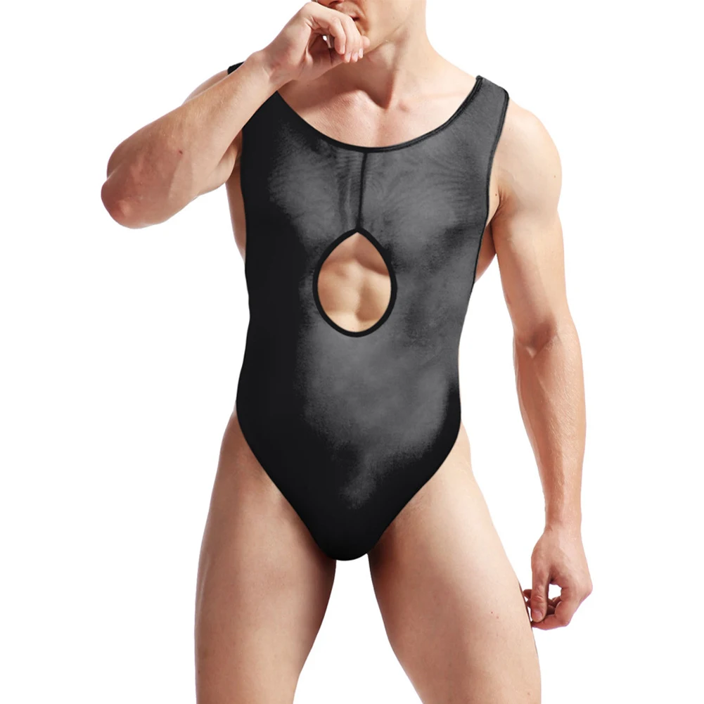 Sexy Sissy Men Bodysuit Hollow Backless Lingerie T-back Thong Mesh Translucent Jumpsuit Leotard Seduction Underwear Swimwear
Sexy Sissy Men Bodysuit Hollow Backless Lingerie T-back Thong Mesh Translucent Jumpsuit Leotard Seduction Underwear Swimwear