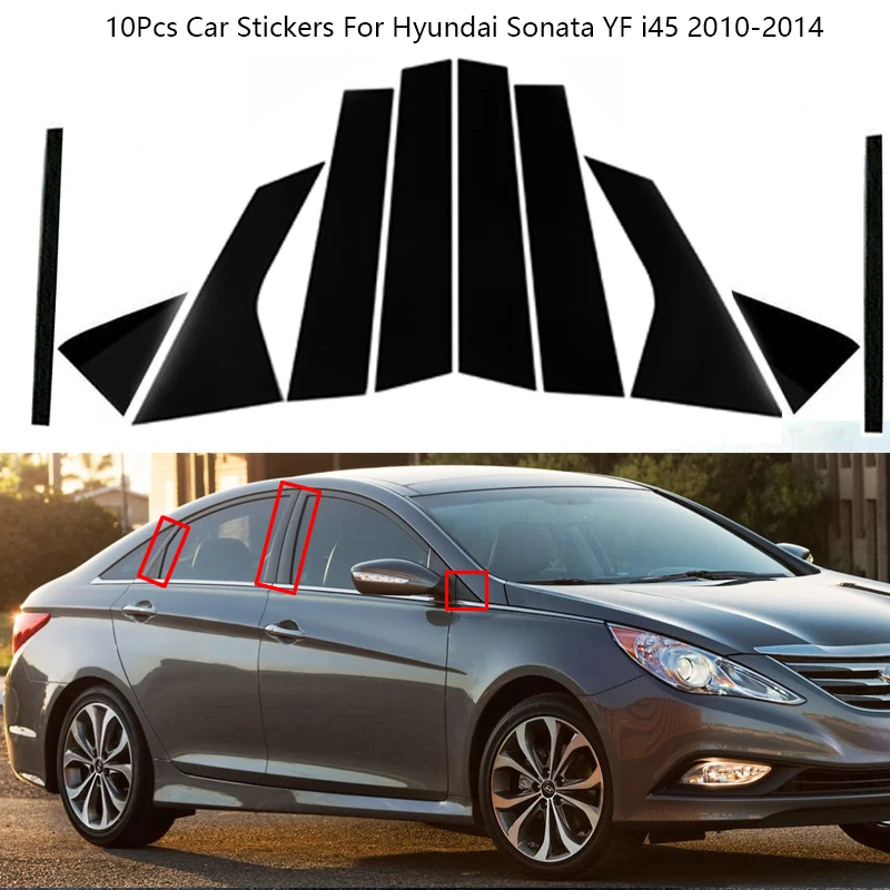 10Pcs Carbon Fiber Black Car Window Door Column B C Pillars Post Cover Trim Mirror Stickers For Hyundai Sonata YF i45 2010-2014
10Pcs Carbon Fiber Black Car Window Door Column B C Pillars Post Cover Trim Mirror Stickers For Hyundai Sonata YF i45 2010-2014