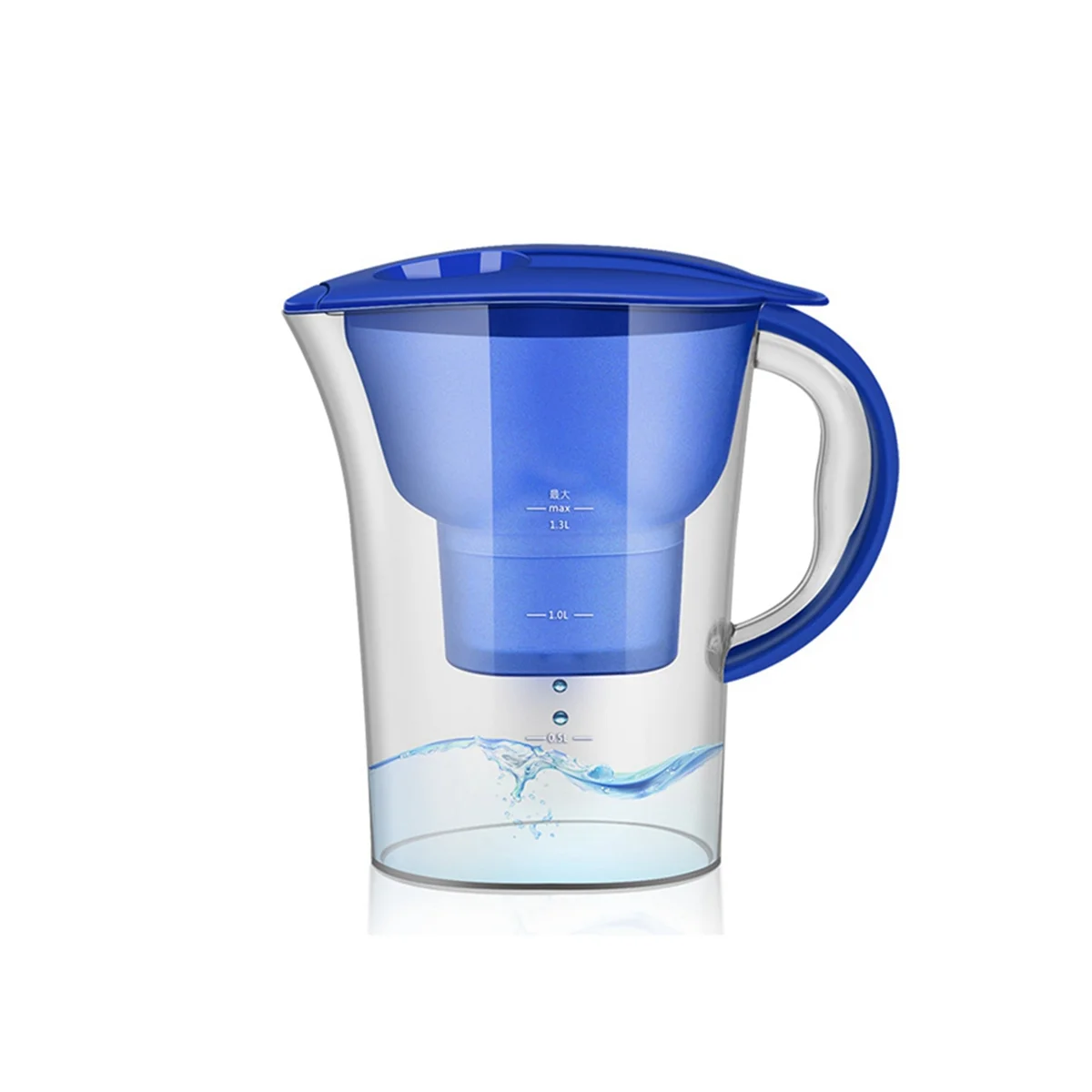 1Pc Blue Net Kettle Household Kitchen Activated Carbon Filter Kettle Portable Water Purifier
1Pc Blue Net Kettle Household Kitchen Activated Carbon Filter Kettle Portable Water Purifier