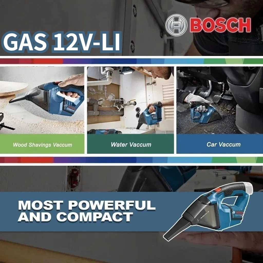 Bosch GAS 12V-LI Cordless Handheld Vacuum Cleaner 12V Professional Lithium Ion Battery Rechargeable Lightweight Dust Buster Tool
Bosch GAS 12V-LI Cordless Handheld Vacuum Cleaner 12V Professional Lithium Ion Battery Rechargeable Lightweight Dust Buster Tool