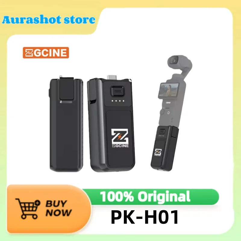 ZGCINE PK-H01 Батарейная ручка для DJI Osmo Pocket 3 для встроенного аккумулятора высокой емкости 2800 мАч 17 Вт PD Быстрая зарядка
ZGCINE PK-H01 Батарейная ручка для DJI Osmo Pocket 3 для встроенного аккумулятора высокой емкости 2800 мАч 17 Вт PD Быстрая зарядка
