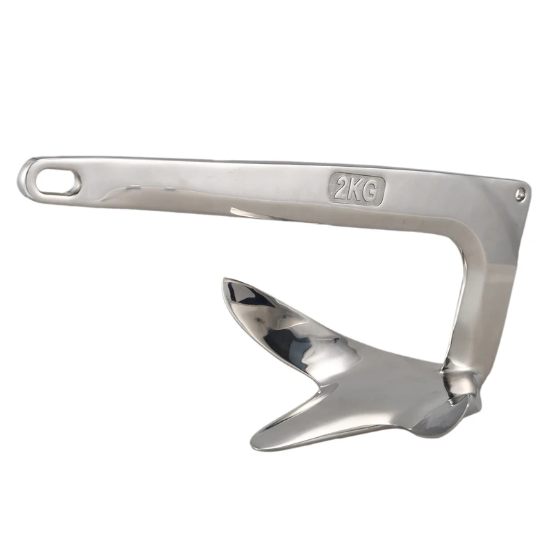 Stainless Steel 316 Bruce Claw Force Anchor 4.4Lbs (2Kg) Marine Grade Polished
Stainless Steel 316 Bruce Claw Force Anchor 4.4Lbs (2Kg) Marine Grade Polished
