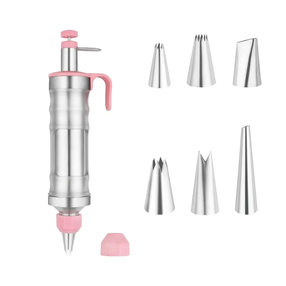 Stainless Steel Dessert Piping Set Wear Resistant 6 Nozzles Cake Icing Decorating Tools Food-grade Versatile Frosting Piping Kit
Stainless Steel Dessert Piping Set Wear Resistant 6 Nozzles Cake Icing Decorating Tools Food-grade Versatile Frosting Piping Kit