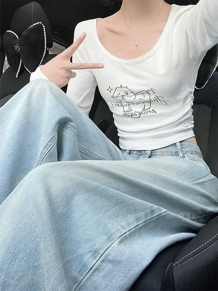 Летние свободные женские джинсы с высокой талией, облегающие модные уличные женские джинсы, синие новые простые базовые прямые брюки, женские шикарные
Летние свободные женские джинсы с высокой талией, облегающие модные уличные женские джинсы, синие новые простые базовые прямые брюки, женские шикарные