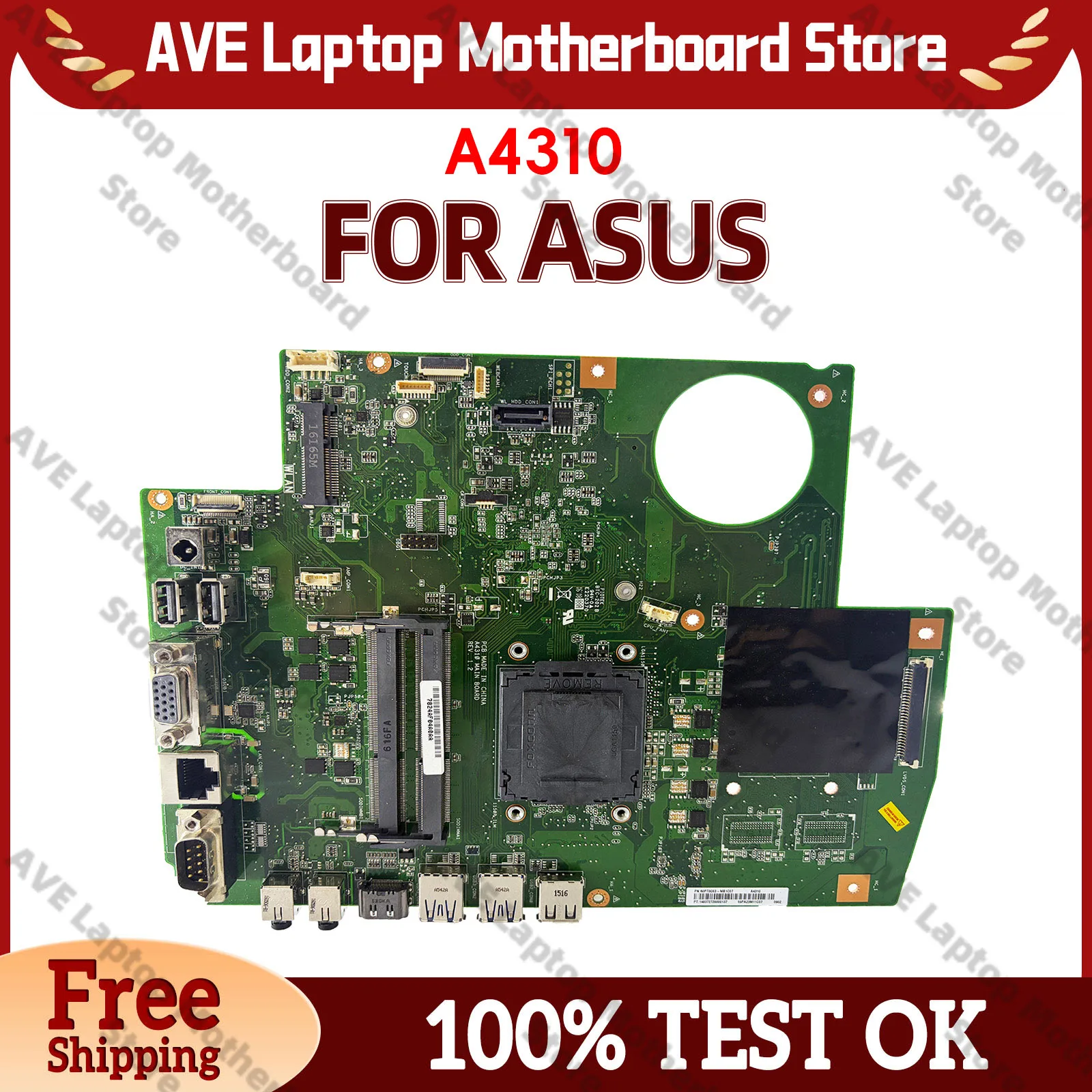 A4310 A4310 Motherboard For ASUS AIO PRO A4310 Mainboard This item is in stock 100% tests OK fast shipping High quality
A4310 A4310 Motherboard For ASUS AIO PRO A4310 Mainboard This item is in stock 100% tests OK fast shipping High quality