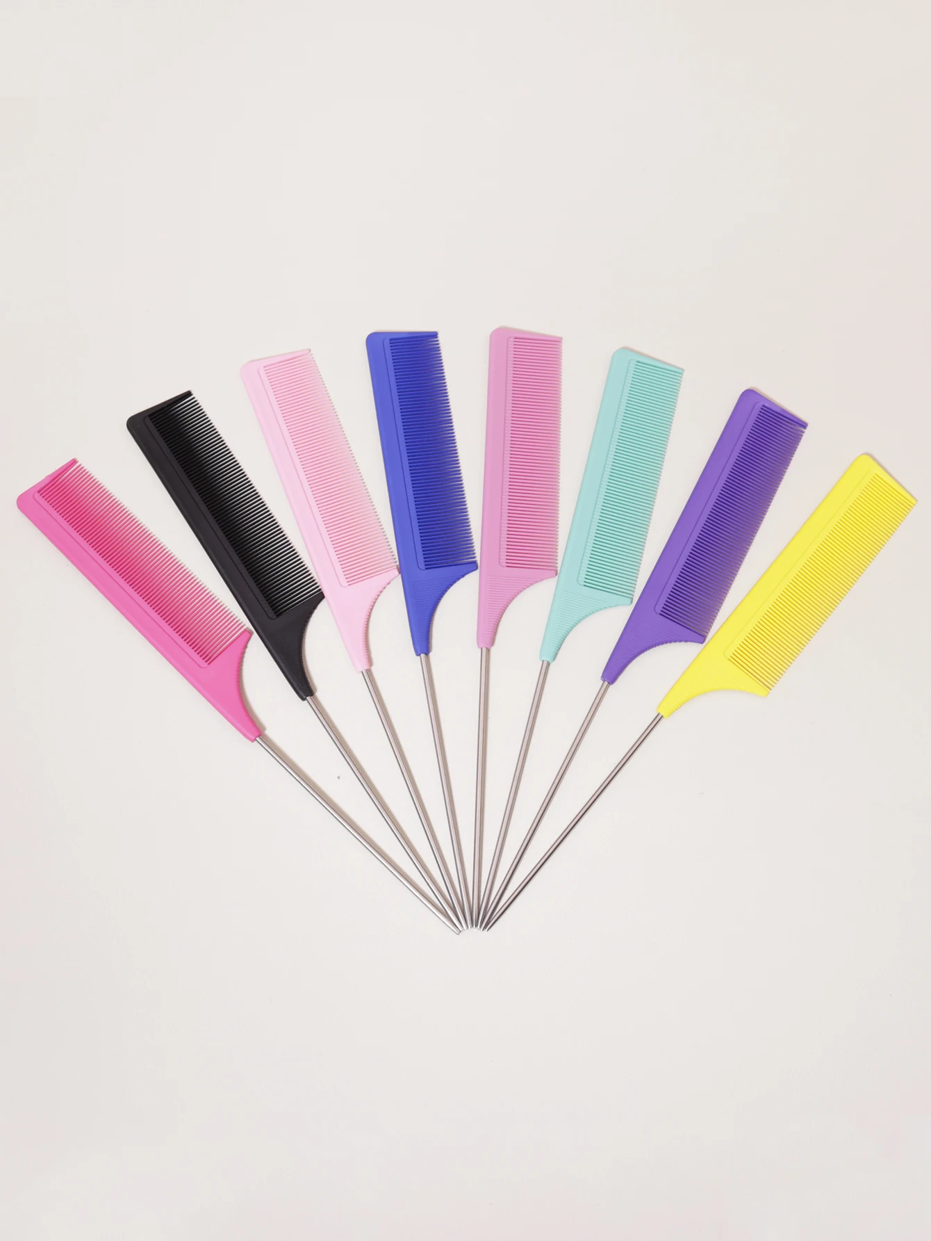 1/2pcs Steel needle comb, fashionable mouse tail texture female pointed tail comb, perm and dye hair,Special for real hair wigs
1/2pcs Steel needle comb, fashionable mouse tail texture female pointed tail comb, perm and dye hair,Special for real hair wigs