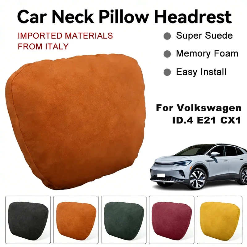 Italy Suede Car Neck Rest Pillow For Volkswagen ID.4 E21 CX1 Seat Head Neck Support Cushion Auto Interior Accessories
Italy Suede Car Neck Rest Pillow For Volkswagen ID.4 E21 CX1 Seat Head Neck Support Cushion Auto Interior Accessories