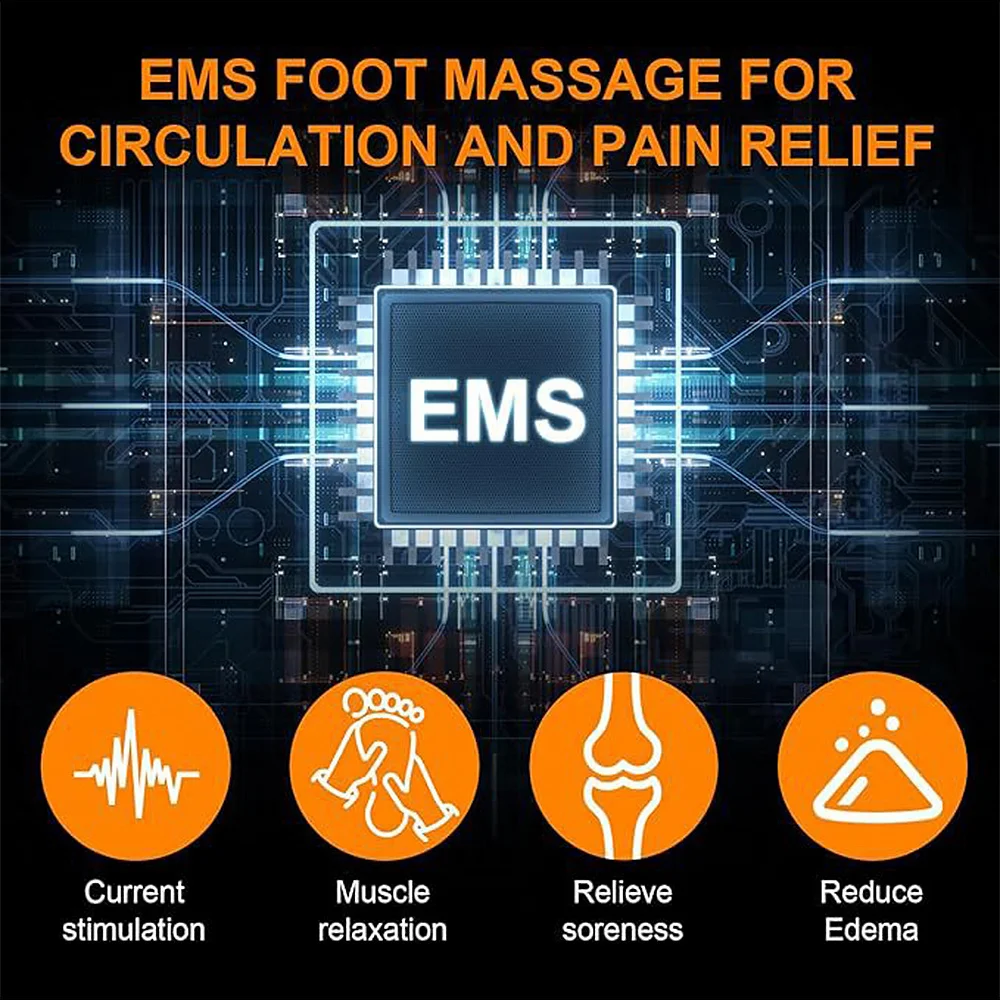 Электрический массажер для ног, обувь Ems Pad, стимуляция мышц, массаж, релаксация ног, спа-машина для ног, массажер для ног, инструменты для кровообращения
Электрический массажер для ног, обувь Ems Pad, стимуляция мышц, массаж, релаксация ног, спа-машина для ног, массажер для ног, инструменты для кровообращения