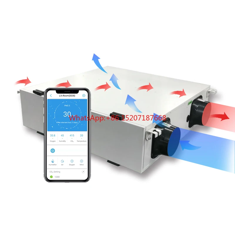 Ceiling Fans with Remote Control Side Door Ventilation & Heat Recovery System for Workshop Easy Maintenance & ERV Filter
Ceiling Fans with Remote Control Side Door Ventilation & Heat Recovery System for Workshop Easy Maintenance & ERV Filter
