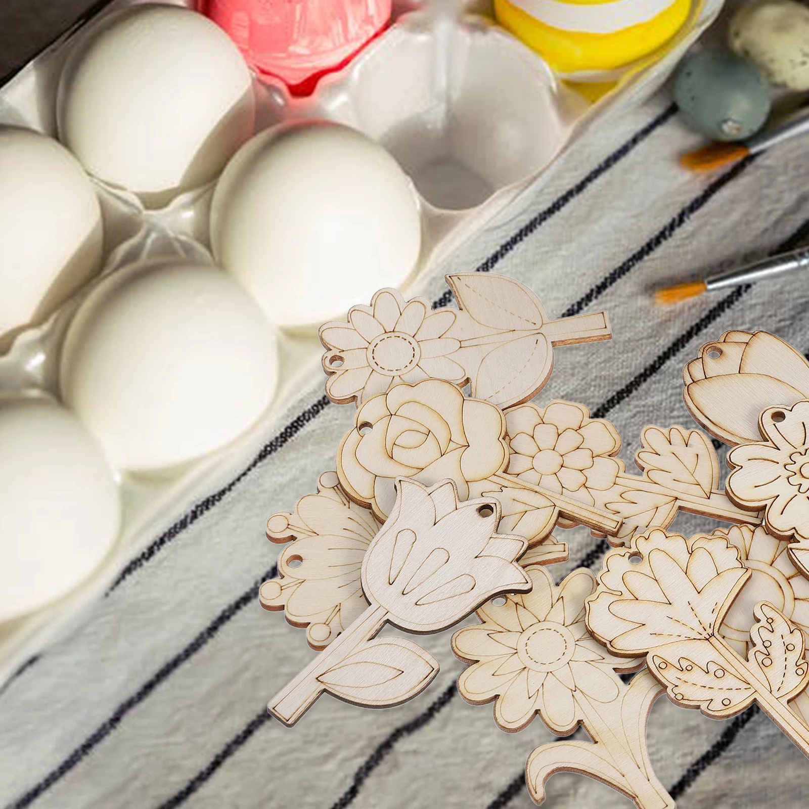 1Set Wood Flower Cutouts Unpainted Wooden Slices DIY Craft Pieces Floral Embellishments Party Decoration Painting Wood
1Set Wood Flower Cutouts Unpainted Wooden Slices DIY Craft Pieces Floral Embellishments Party Decoration Painting Wood