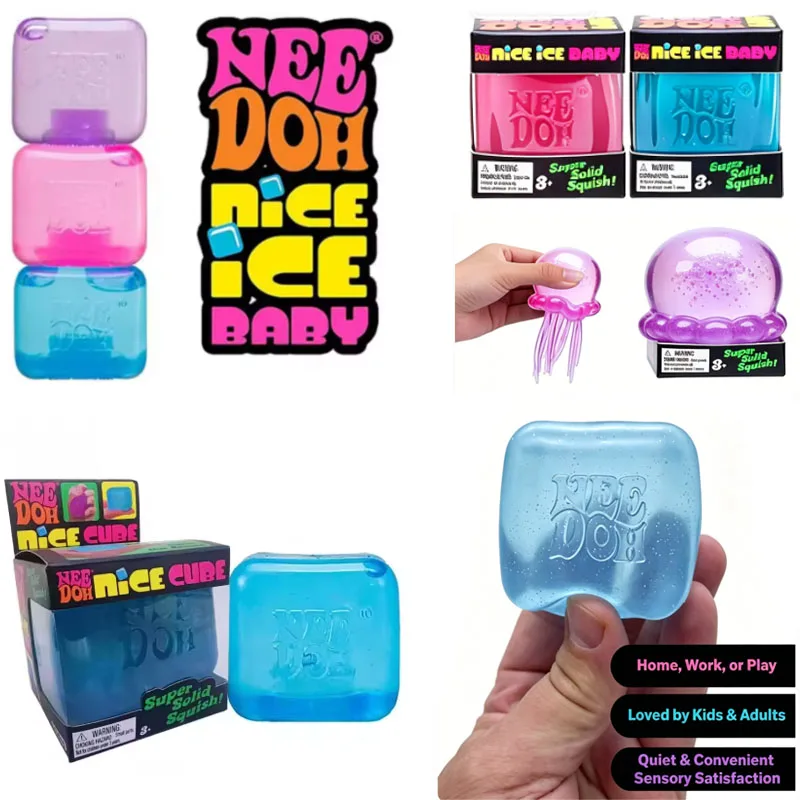 HOT STOCK -Nee Doh Jellyfish & Cube blind box Squish Toy, Soft Jelly Squeeze Stress Relief Fidget Toy, Sensory for Kids & Adults
HOT STOCK -Nee Doh Jellyfish & Cube blind box Squish Toy, Soft Jelly Squeeze Stress Relief Fidget Toy, Sensory for Kids & Adults