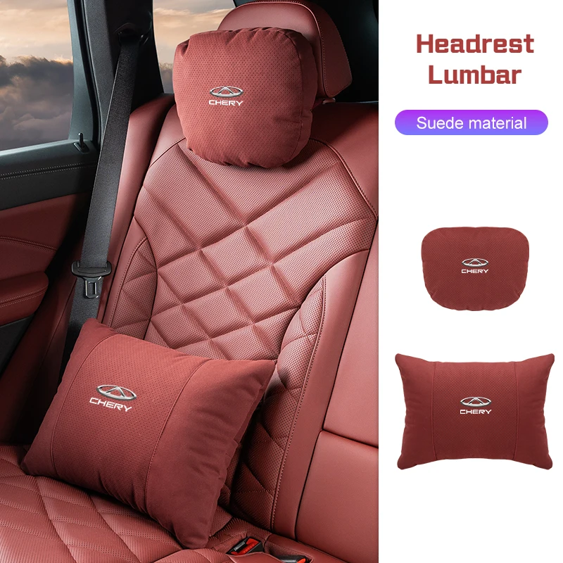 Soft Suede Car Headrest Lumbar Support For Chery Tiggo 3 4 7 8 pro Omoda 5 C5 Amulet Fora Fulwin T11 A3 A5 Neck Pillow Accessori
Soft Suede Car Headrest Lumbar Support For Chery Tiggo 3 4 7 8 pro Omoda 5 C5 Amulet Fora Fulwin T11 A3 A5 Neck Pillow Accessori