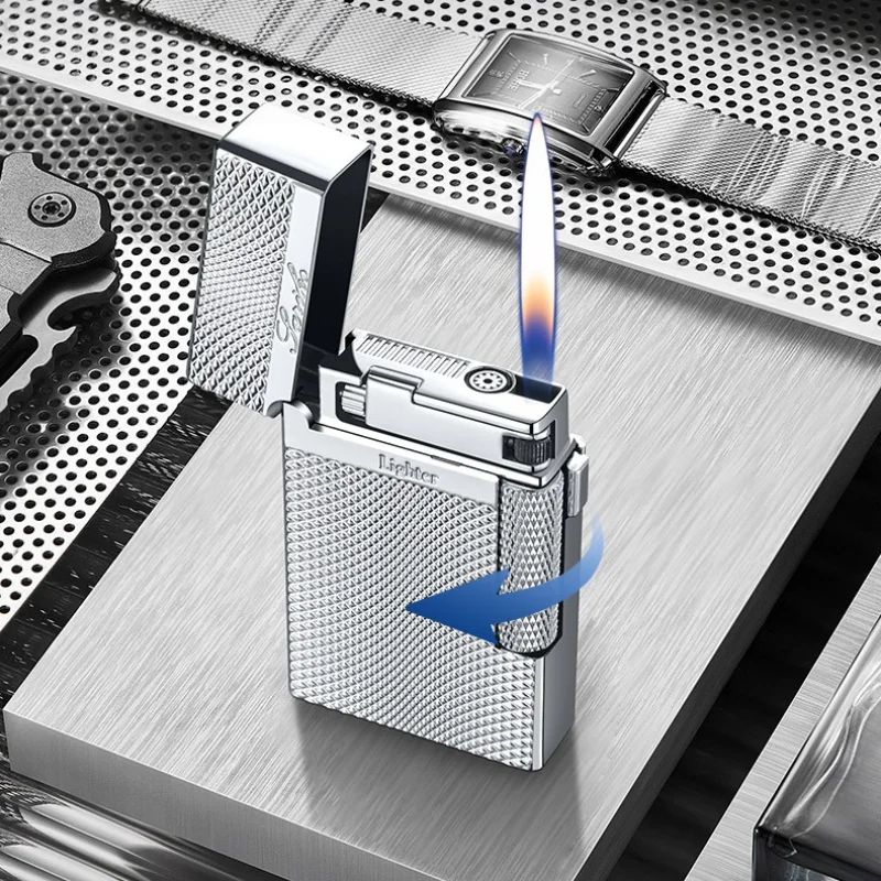 2025 Metal Loud Double Fires Direct Fire + Open Flame Lighter Electroplating Inflatable Cigarette Lighters & Smoking Accessories
2025 Metal Loud Double Fires Direct Fire + Open Flame Lighter Electroplating Inflatable Cigarette Lighters & Smoking Accessories