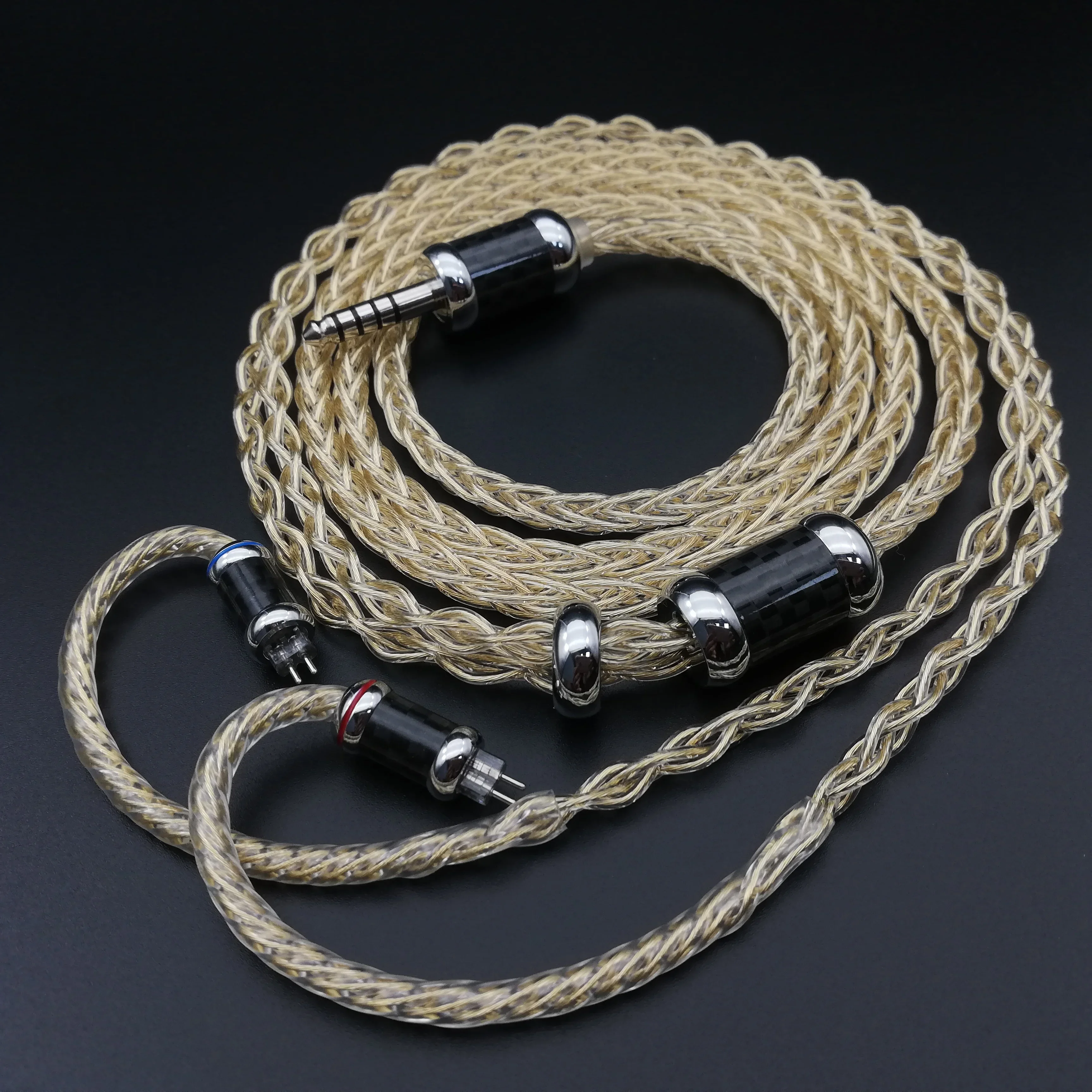 HIFI OCC Iem Cable Upgrade 2Pin 0.78 QDC MMCX Cable 8 Core 5N Pure Silver 24K Gold Plated Cable High Quality
HIFI OCC Iem Cable Upgrade 2Pin 0.78 QDC MMCX Cable 8 Core 5N Pure Silver 24K Gold Plated Cable High Quality
