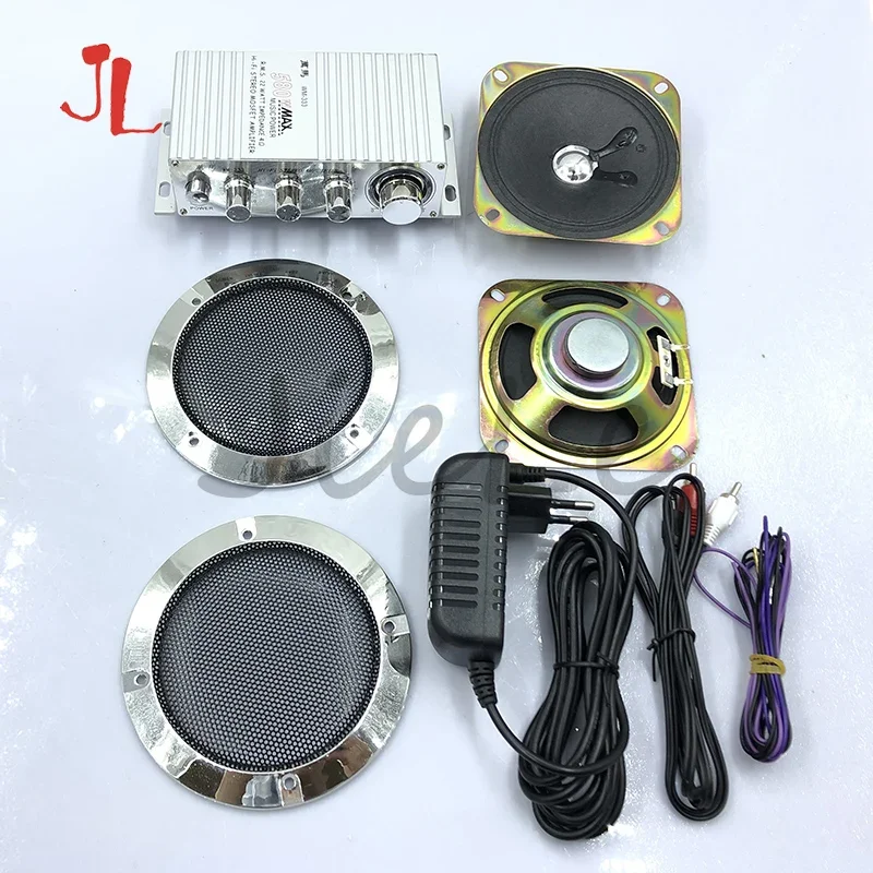 Arcade Game Audio Kit HIVI stereo amplifier + power adapter + speaker + cables for arcade cabinet game machines
Arcade Game Audio Kit HIVI stereo amplifier + power adapter + speaker + cables for arcade cabinet game machines