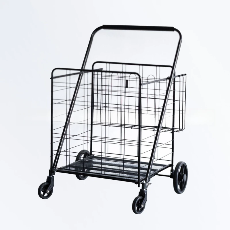Foldable large-capacity home shopping cart, made of metal, firm and durable, can climb stairs, can save effort and convenience
Foldable large-capacity home shopping cart, made of metal, firm and durable, can climb stairs, can save effort and convenience