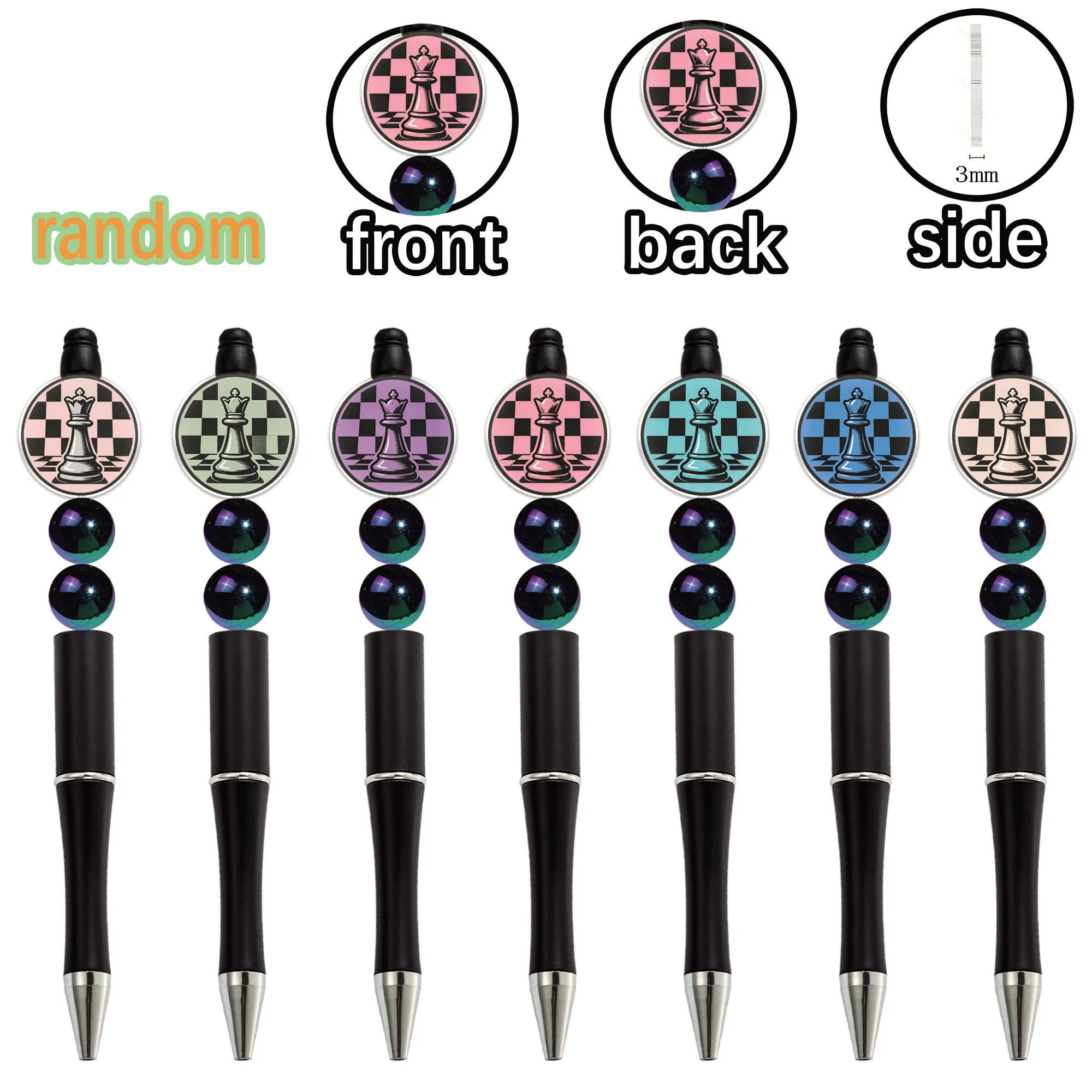 13 pieces of rotatable international chess ballpoint pens. Creative signature pens. Patterned random gift pens.
13 pieces of rotatable international chess ballpoint pens. Creative signature pens. Patterned random gift pens.