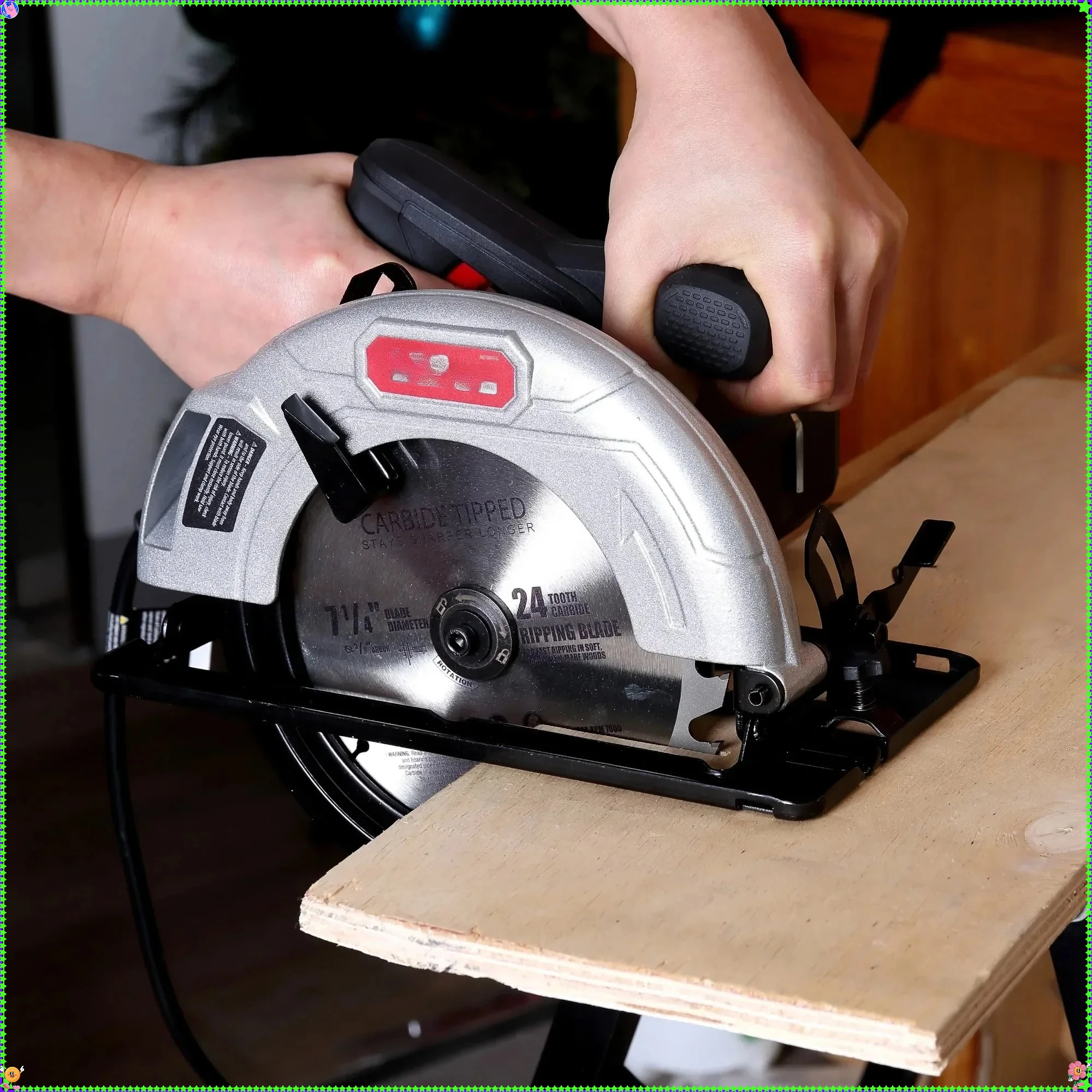 12 Amp Corded 7-1/4 inch Circular Saw with Steel Plate Shoe, Adjustable Bevel, Blade, New Condition
12 Amp Corded 7-1/4 inch Circular Saw with Steel Plate Shoe, Adjustable Bevel, Blade, New Condition