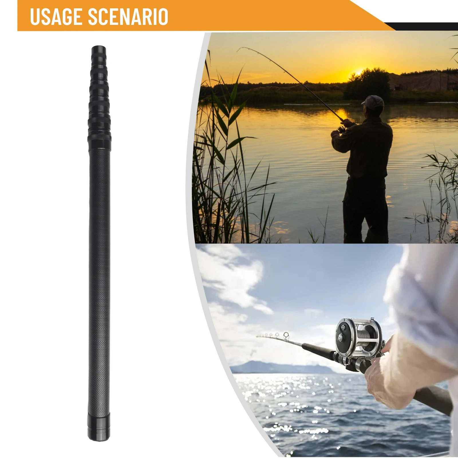 Fish Handle Collapsible Pole Carbon Fiber Telescoping Fishing Landing Net Rod Carp Fishing Tackle Portable Fishing Rod Accessory
Fish Handle Collapsible Pole Carbon Fiber Telescoping Fishing Landing Net Rod Carp Fishing Tackle Portable Fishing Rod Accessory