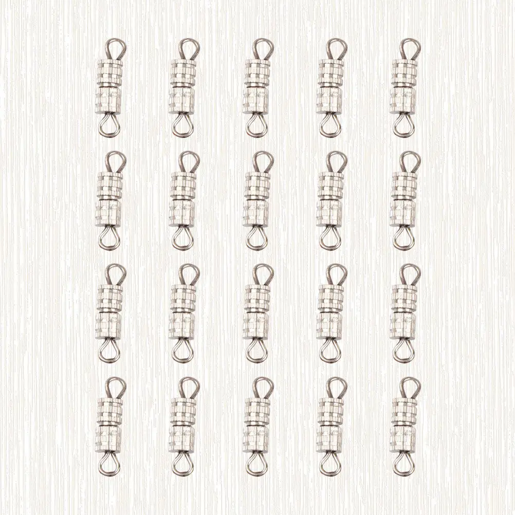 100Pcs Copper Barrel Screw Clasps for Jewelry Making Necklace Bracelet Anklet DIY Craft Accessories with Safety Lock Split Ring
100Pcs Copper Barrel Screw Clasps for Jewelry Making Necklace Bracelet Anklet DIY Craft Accessories with Safety Lock Split Ring