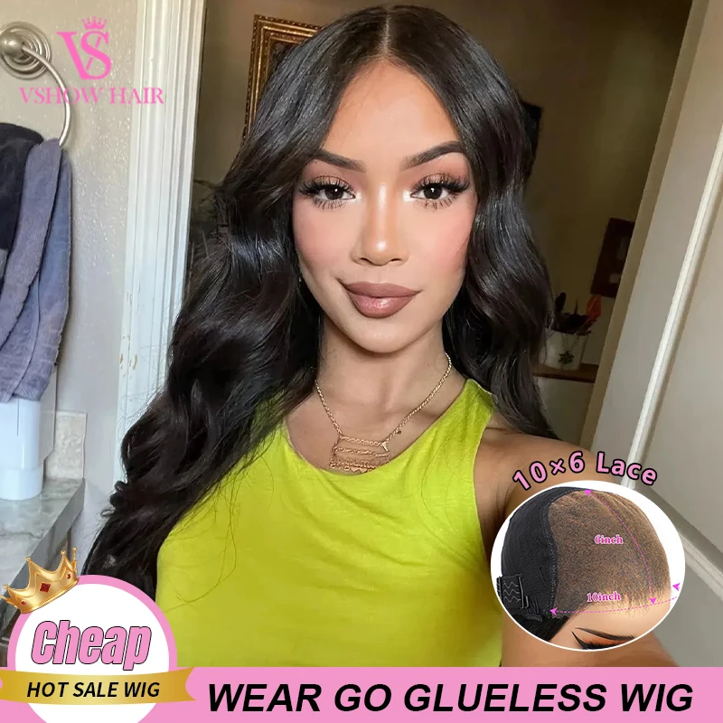 VSHOW Bleached Knots Body Wave Hair 10x6 Lace Wigs Wear Go Glueless Wigs PrePlucked Lace Front Wig Beginner Friendly
VSHOW Bleached Knots Body Wave Hair 10x6 Lace Wigs Wear Go Glueless Wigs PrePlucked Lace Front Wig Beginner Friendly
