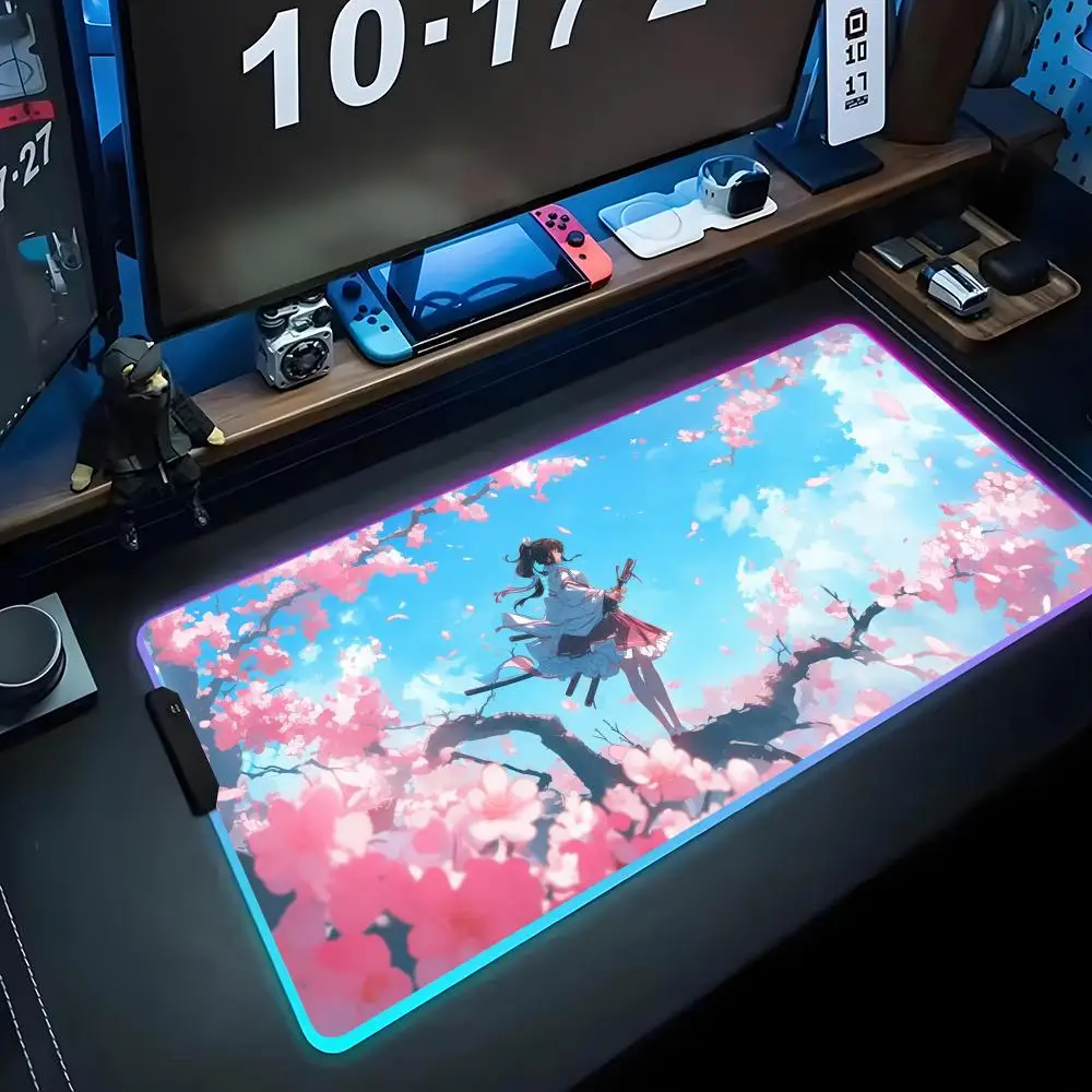 Аниме вишневый коврик для мыши RGB игровой коврик для мыши большой светодиодный коврик для ПК настольный коврик светящийся коврик для мыши большой коврик для клавиатуры коврик для стола
Аниме вишневый коврик для мыши RGB игровой коврик для мыши большой светодиодный коврик для ПК настольный коврик светящийся коврик для мыши большой коврик для клавиатуры коврик для стола