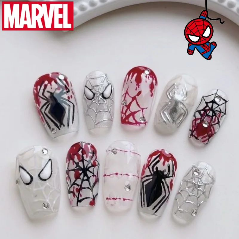 Marvel The Avengers Spiderman Personality Funny Cartoon Nail Wearer Creative Versatile Anime Peripherals Short Nail Art Gifts
Marvel The Avengers Spiderman Personality Funny Cartoon Nail Wearer Creative Versatile Anime Peripherals Short Nail Art Gifts
