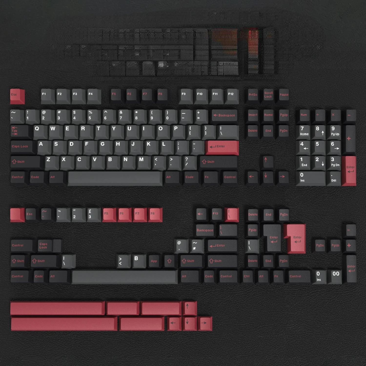 172Keys Double Shot GMK Evil Dolch Keycaps Cherry Profile ABS Mechanical Keyboard Keycap For MX Switch ISO Enter 61/87/104/980
172Keys Double Shot GMK Evil Dolch Keycaps Cherry Profile ABS Mechanical Keyboard Keycap For MX Switch ISO Enter 61/87/104/980