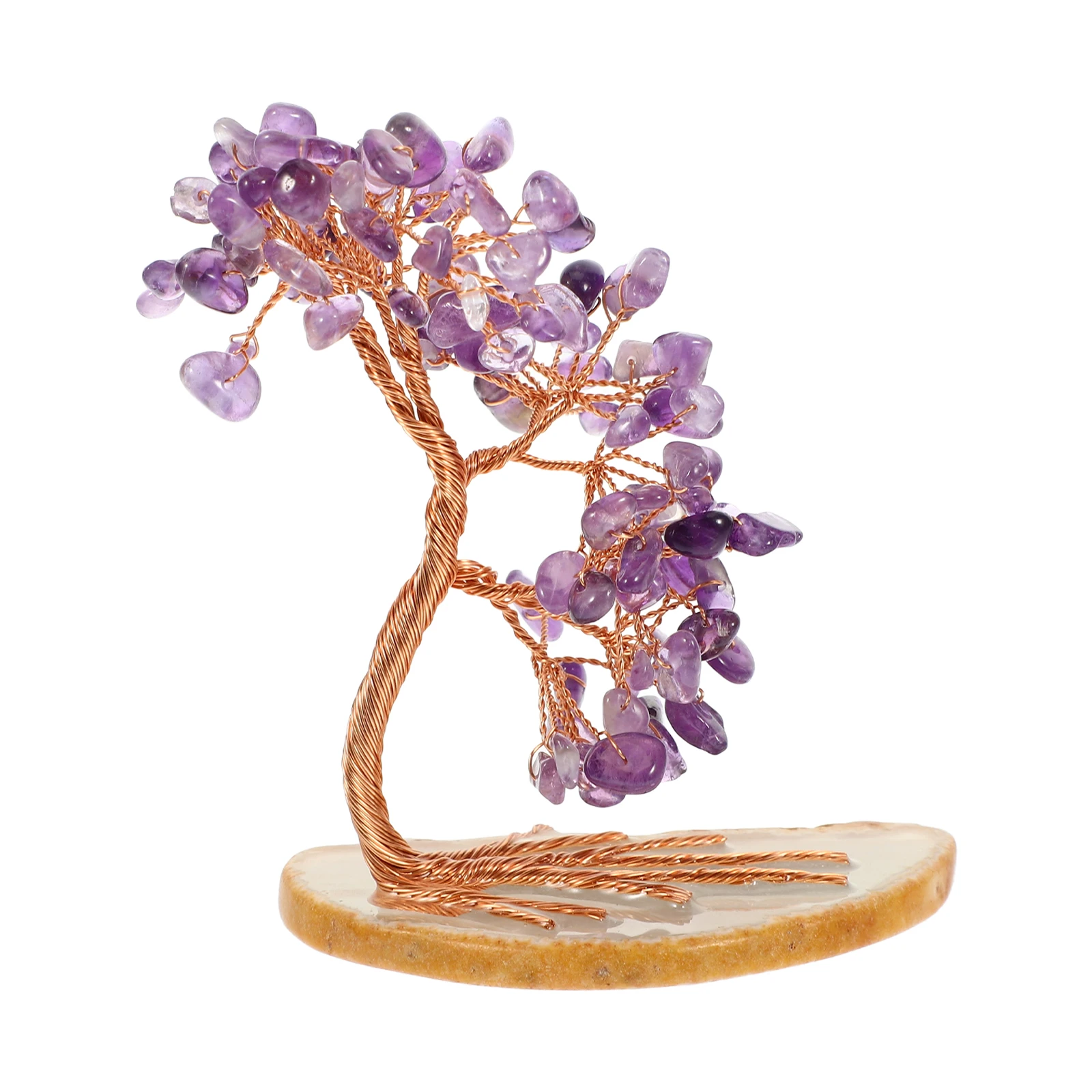 Crystal Decorative Crystal Tree Tabletop Decor Tabletop Tree Gravel Purple Copper Office Dining Craft Home Accessories 
Crystal Decorative Crystal Tree Tabletop Decor Tabletop Tree Gravel Purple Copper Office Dining Craft Home Accessories