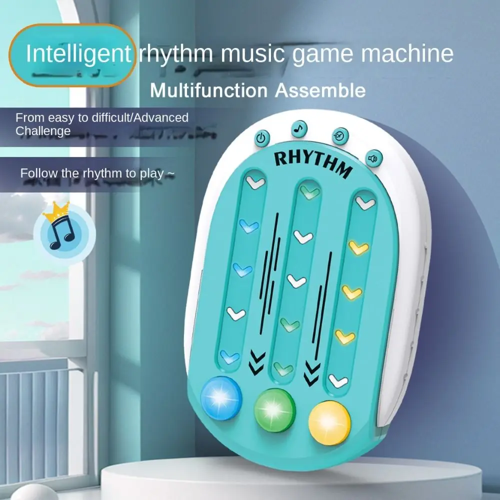 Quick Push Plastic Musical Rhythm Toys Hand Speed Exercises Light Up&Sound Musical Rhythm Game Machine Portable Parent-child
Quick Push Plastic Musical Rhythm Toys Hand Speed Exercises Light Up&Sound Musical Rhythm Game Machine Portable Parent-child