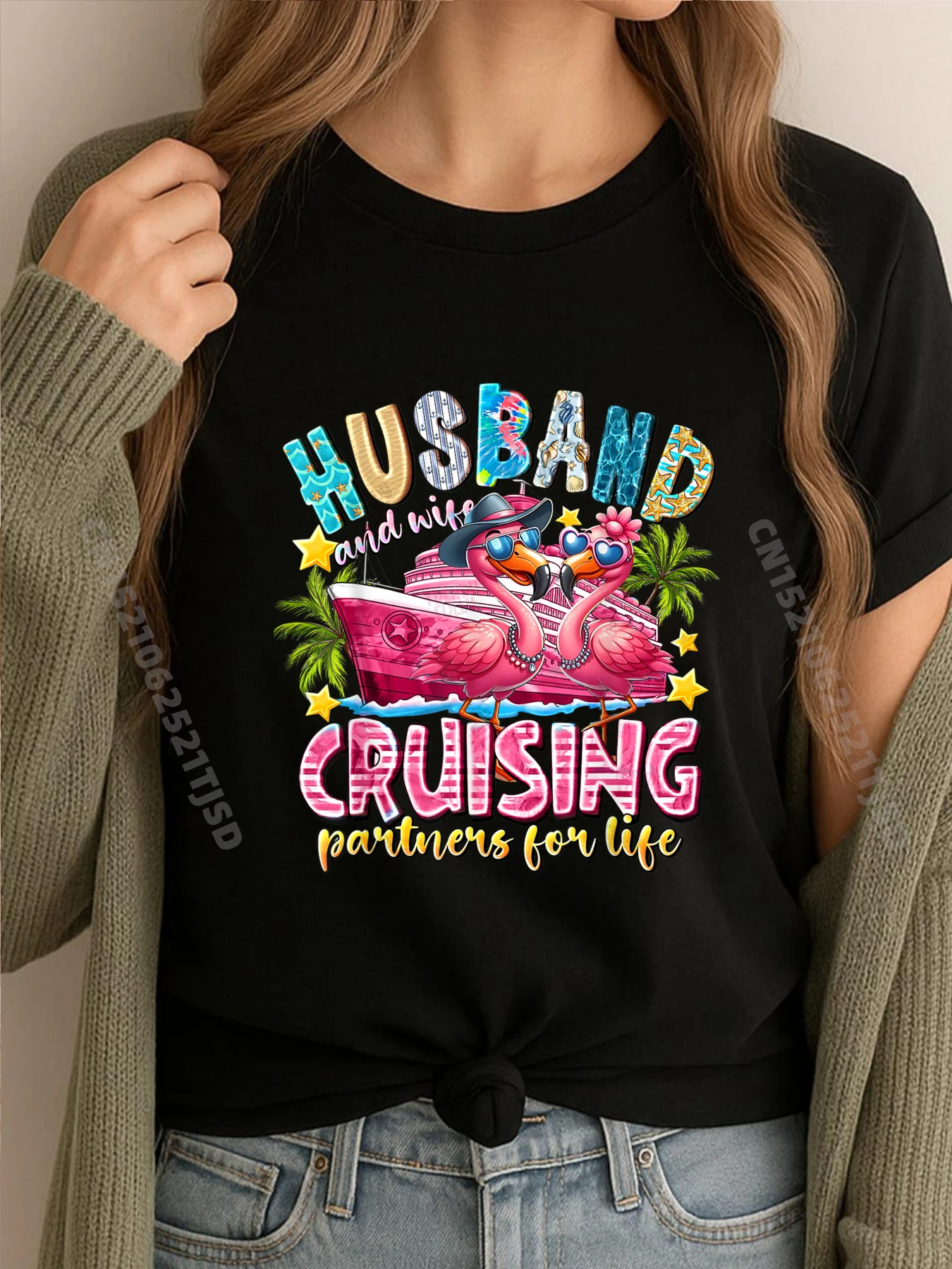 Cruise Ship Husband And Wife Cruising Partners Christmas Woman Graphic Tees T Shirt Homme Father's Day
Cruise Ship Husband And Wife Cruising Partners Christmas Woman Graphic Tees T Shirt Homme Father's Day
