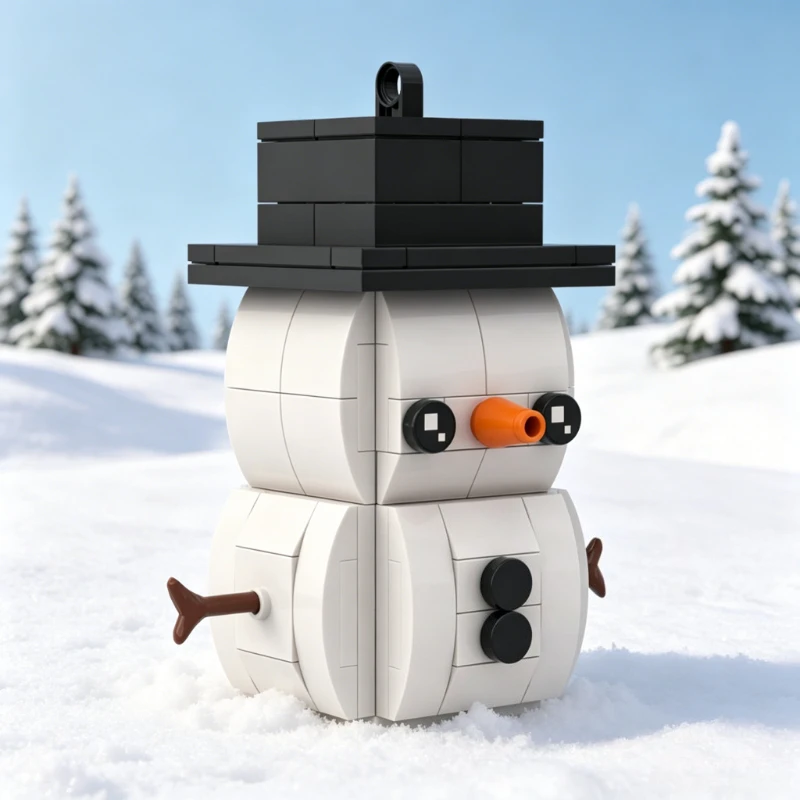 Cute Winter Snowman MOC Brick Kit Small Particle Festive Holiday Character Lovely Tabletop Ornament for XMAS Gift ThanksGiving
Cute Winter Snowman MOC Brick Kit Small Particle Festive Holiday Character Lovely Tabletop Ornament for XMAS Gift ThanksGiving
