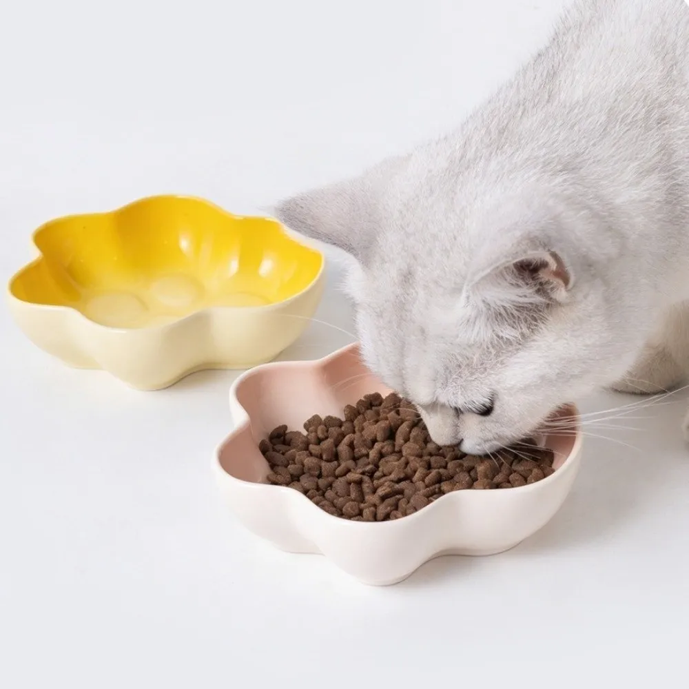 Cute Paw Shaped Ceramic Cat Bowl Non-slip Large Capacity Pet Food Bowl Anti-Choking Anti-Fall Slow Feeder Bowl for Cats Dogs
Cute Paw Shaped Ceramic Cat Bowl Non-slip Large Capacity Pet Food Bowl Anti-Choking Anti-Fall Slow Feeder Bowl for Cats Dogs