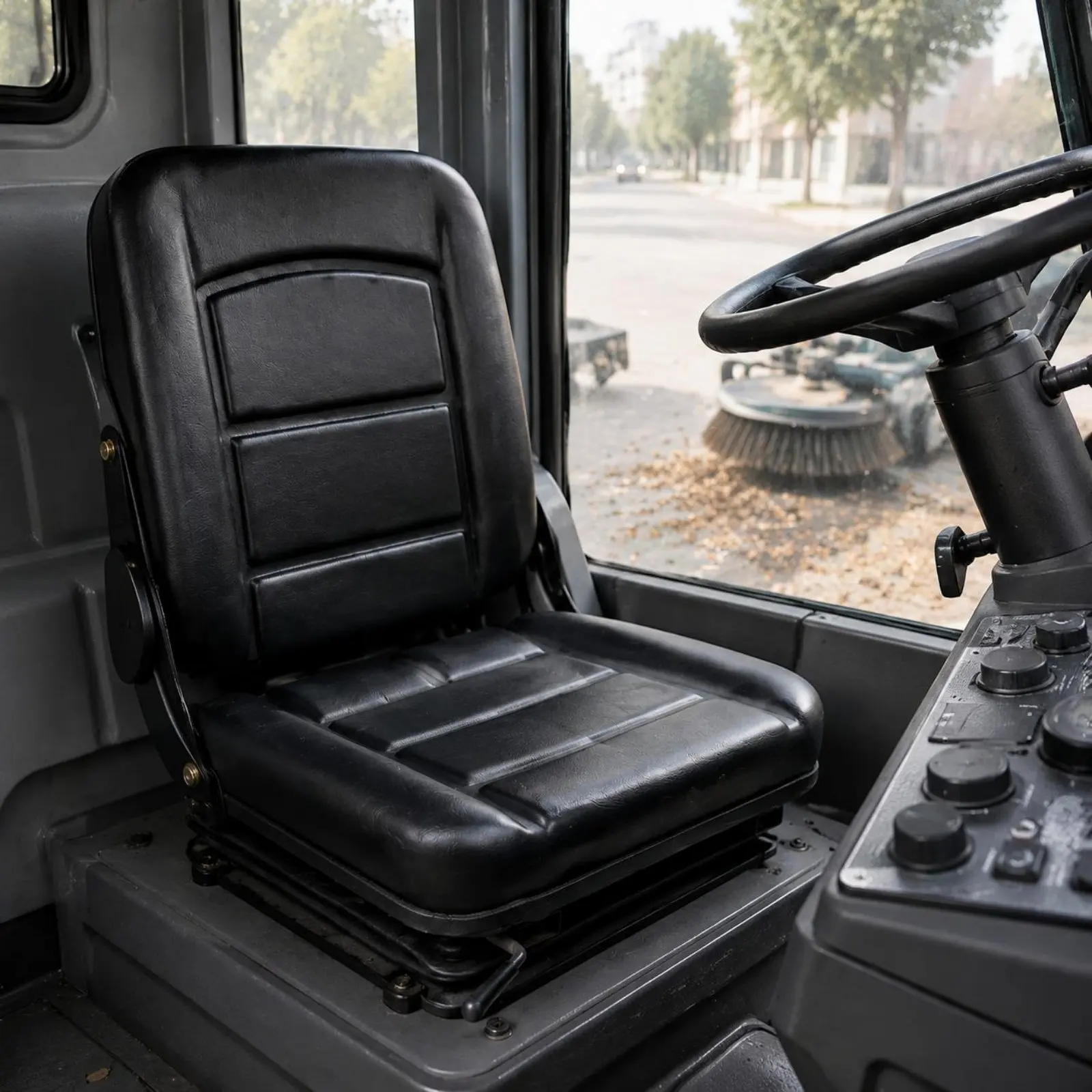 Loader Seat Easy to Clean Forklift Seat Long-Lasting Adjustable for Factory
Loader Seat Easy to Clean Forklift Seat Long-Lasting Adjustable for Factory