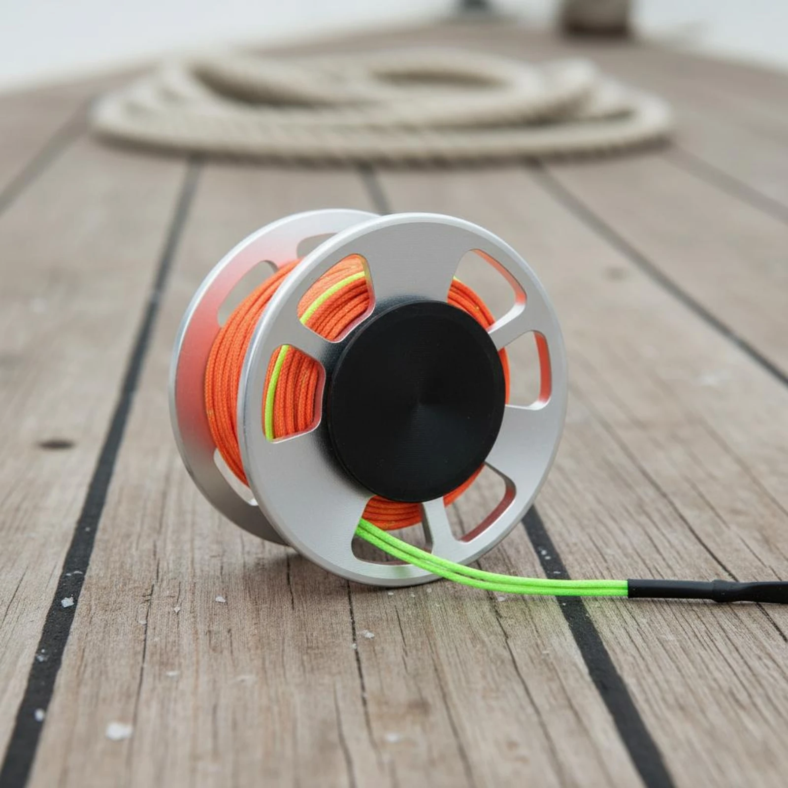 Finger Wheel Reel Lightweight Detachable Line Spool Aluminum Dive Reel Stainless Steel Bolt Snap Diving Finger Spool for Divers
Finger Wheel Reel Lightweight Detachable Line Spool Aluminum Dive Reel Stainless Steel Bolt Snap Diving Finger Spool for Divers