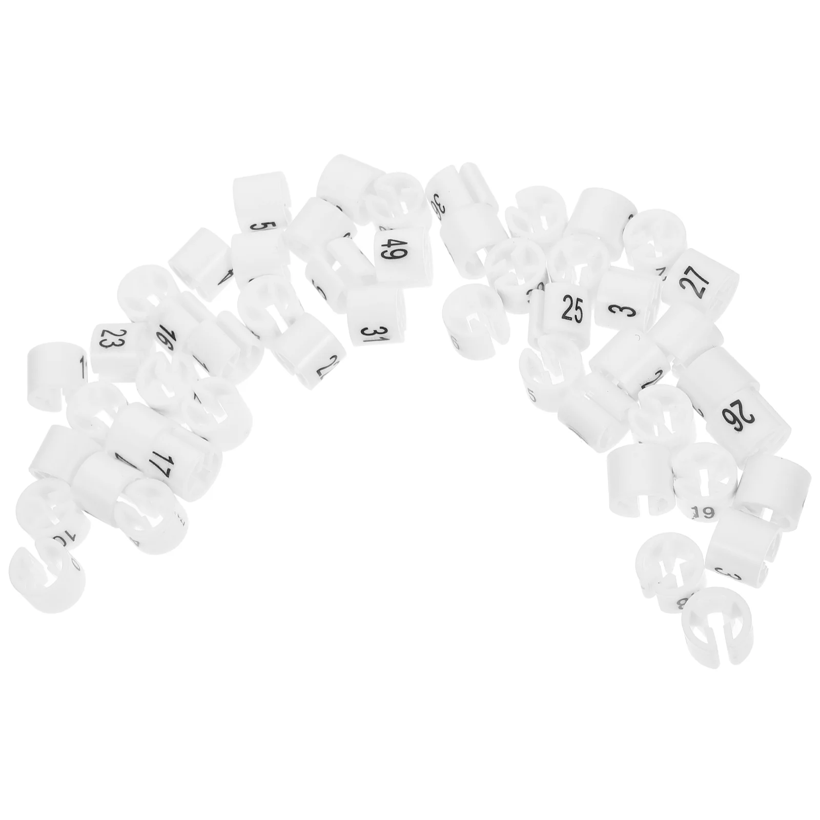 50 Pcs Children's Clothing Hanger Size Buckle Clothes Hangers Plastic Garment Markers
50 Pcs Children's Clothing Hanger Size Buckle Clothes Hangers Plastic Garment Markers