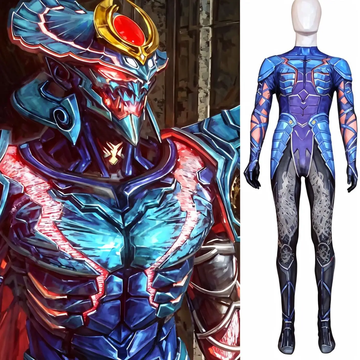 Tekken 8 Yoshimitsu Cosplay Fantasy Costume From Unisex 3D Printed Spandex Bodysuit Halloween Carnival Party Costume
Tekken 8 Yoshimitsu Cosplay Fantasy Costume From Unisex 3D Printed Spandex Bodysuit Halloween Carnival Party Costume