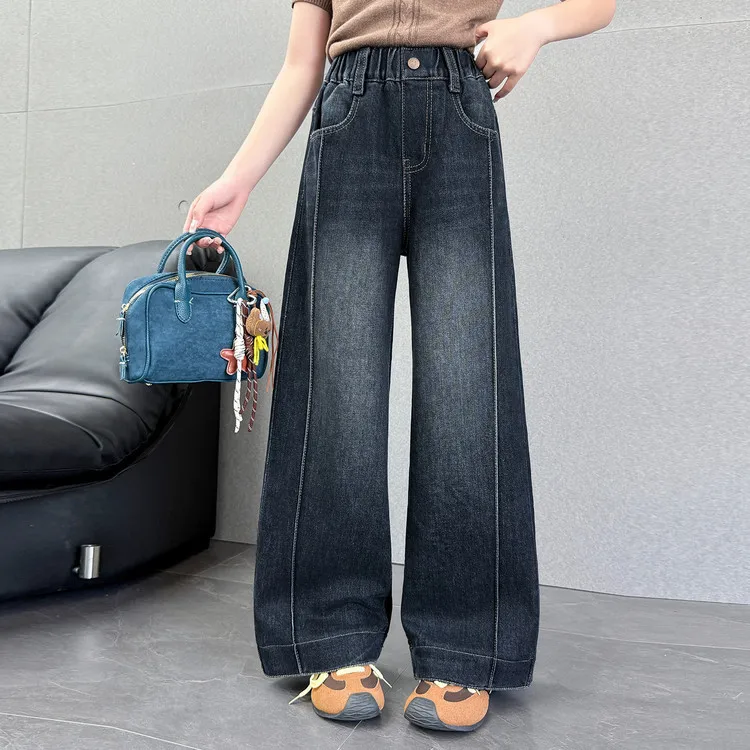 Корейские детские брюки для девочек, осенние контрастные цвета, детские прямые джинсы для девочек, джинсовые брюки со средней талией, джинсовые брюки полной длины для девочек
Корейские детские брюки для девочек, осенние контрастные цвета, детские прямые джинсы для девочек, джинсовые брюки со средней талией, джинсовые брюки полной длины для девочек