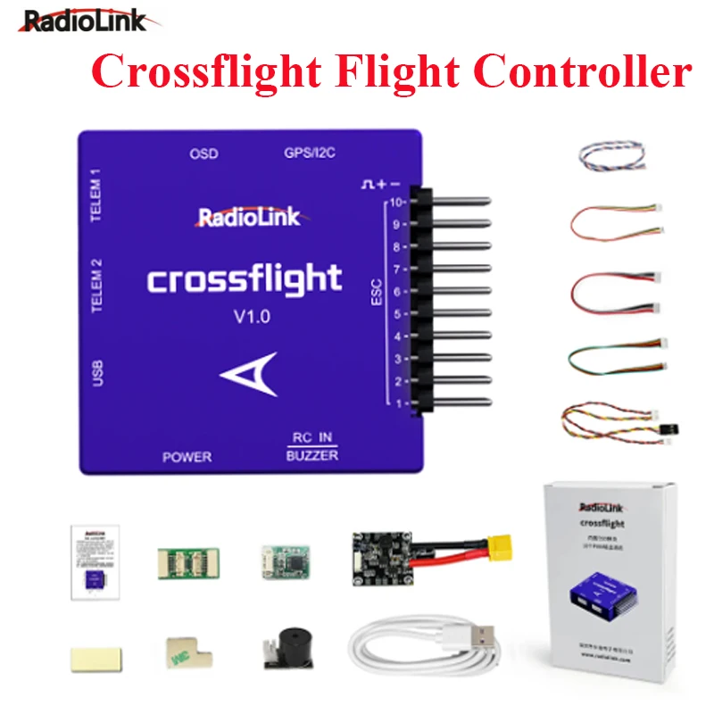 Radiolink New Crossflight Flight Controller 2-12S 10 PWM FC Wih OSD Module TS100 GPS M10N M8N FPV Drone Heli Airplane Car Boat
Radiolink New Crossflight Flight Controller 2-12S 10 PWM FC Wih OSD Module TS100 GPS M10N M8N FPV Drone Heli Airplane Car Boat