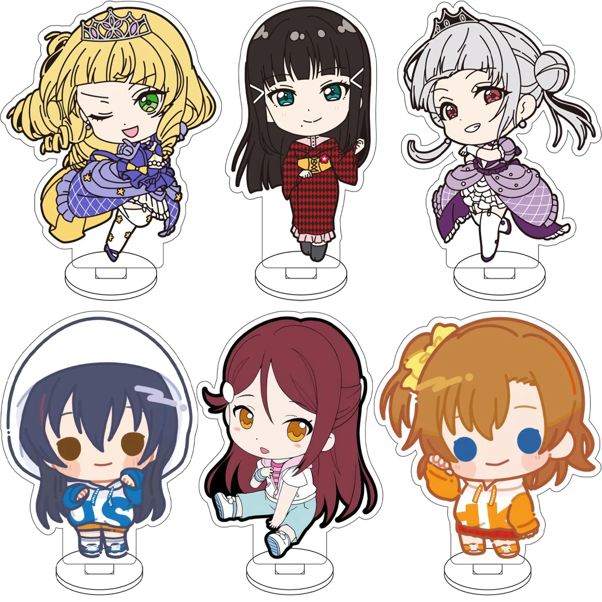 Anime LoveLive! You Watanabe Tsushima Yoshiko Kurosawa Ruby Kurosawa Dia Cos 10CM Acrylic Figure Stand Cute Ornaments Gifts
Anime LoveLive! You Watanabe Tsushima Yoshiko Kurosawa Ruby Kurosawa Dia Cos 10CM Acrylic Figure Stand Cute Ornaments Gifts