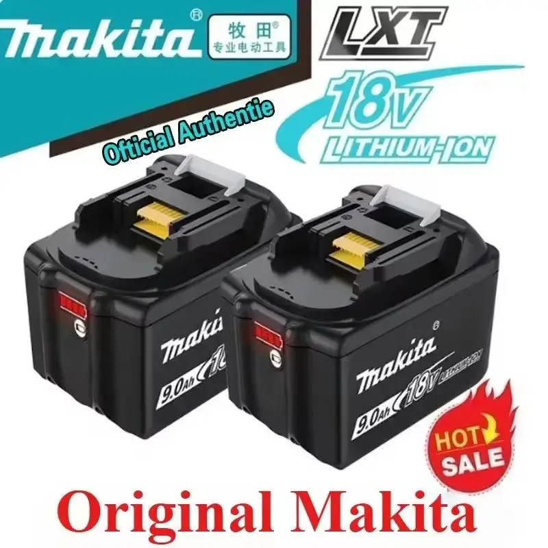 100% Genuine Makita Battery 18V 5Ah 6Ah 9Ah Rechargeable Lithium Battery High Capacity for Makita Cordles Power Tool Battery
100% Genuine Makita Battery 18V 5Ah 6Ah 9Ah Rechargeable Lithium Battery High Capacity for Makita Cordles Power Tool Battery