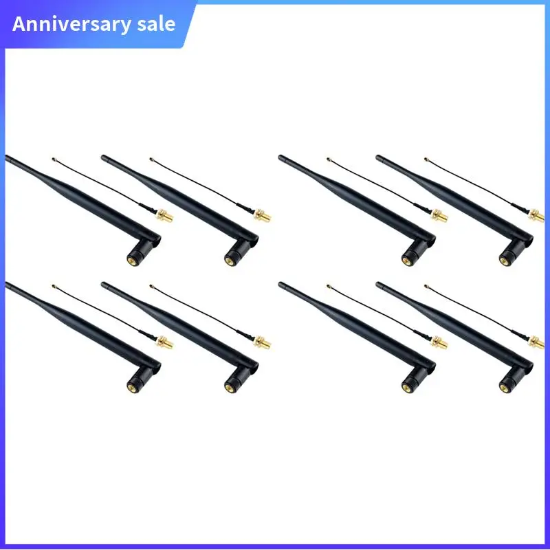 BTFL-4Pcs Antenna 5Dbi SMA Male With Extenstion Cable Omni-Directional Lora Antenna
BTFL-4Pcs Antenna 5Dbi SMA Male With Extenstion Cable Omni-Directional Lora Antenna