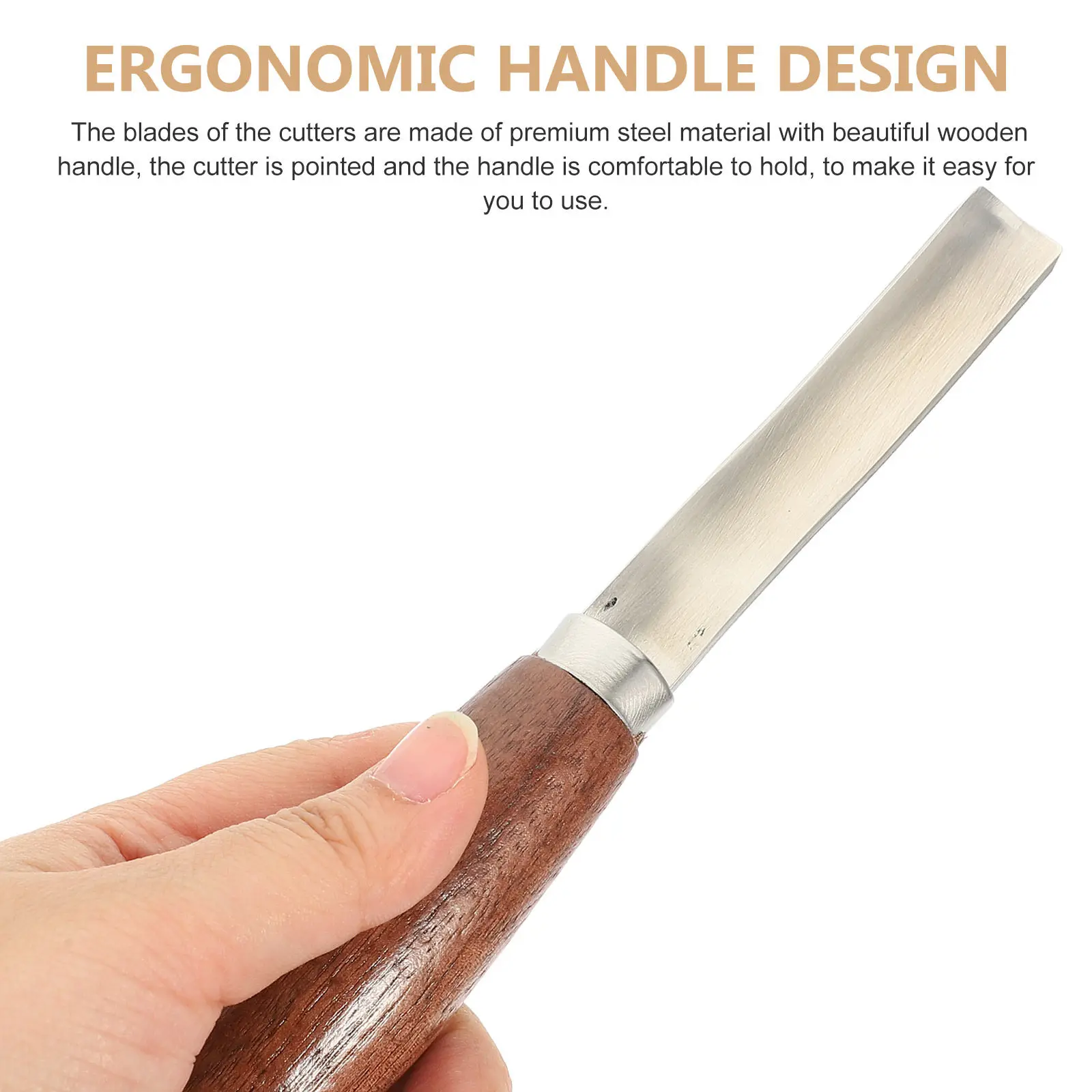 1Set Wood Carving Tool Kit Premium Steel Blades Comfortable Wooden Handle Efficient Woodworking Engraving Set Useful Hand-Carve
1Set Wood Carving Tool Kit Premium Steel Blades Comfortable Wooden Handle Efficient Woodworking Engraving Set Useful Hand-Carve