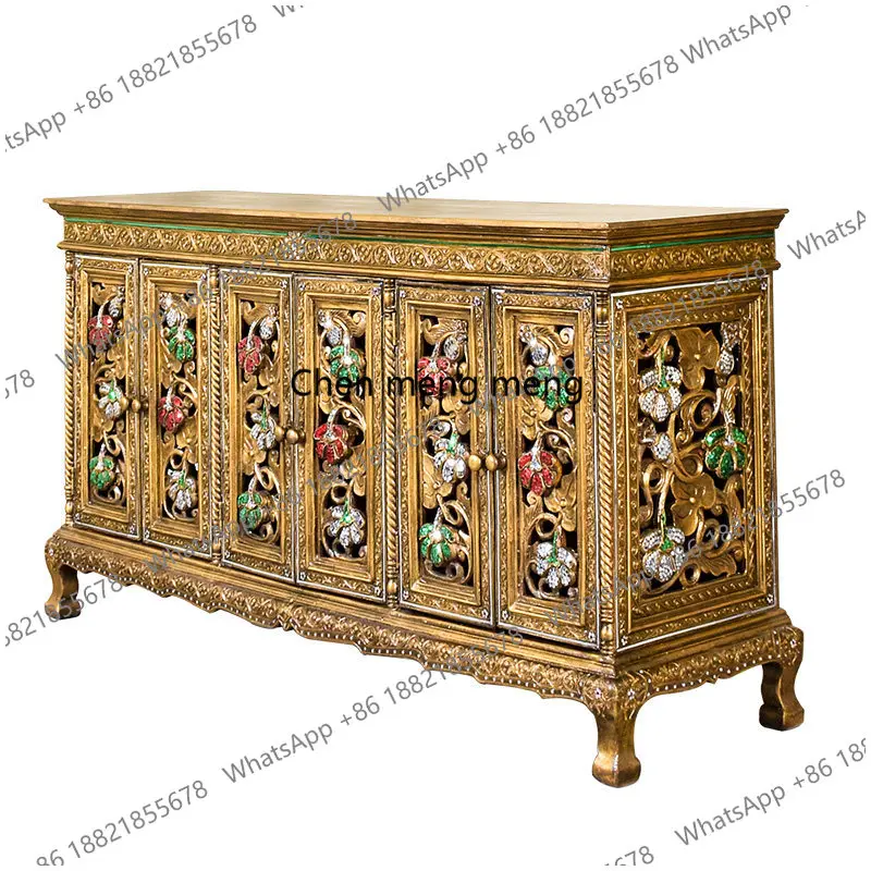 New Chinese-style solid wood table, modern simple living room, Buddhist niche incense case, large foyer locker against the wall
New Chinese-style solid wood table, modern simple living room, Buddhist niche incense case, large foyer locker against the wall