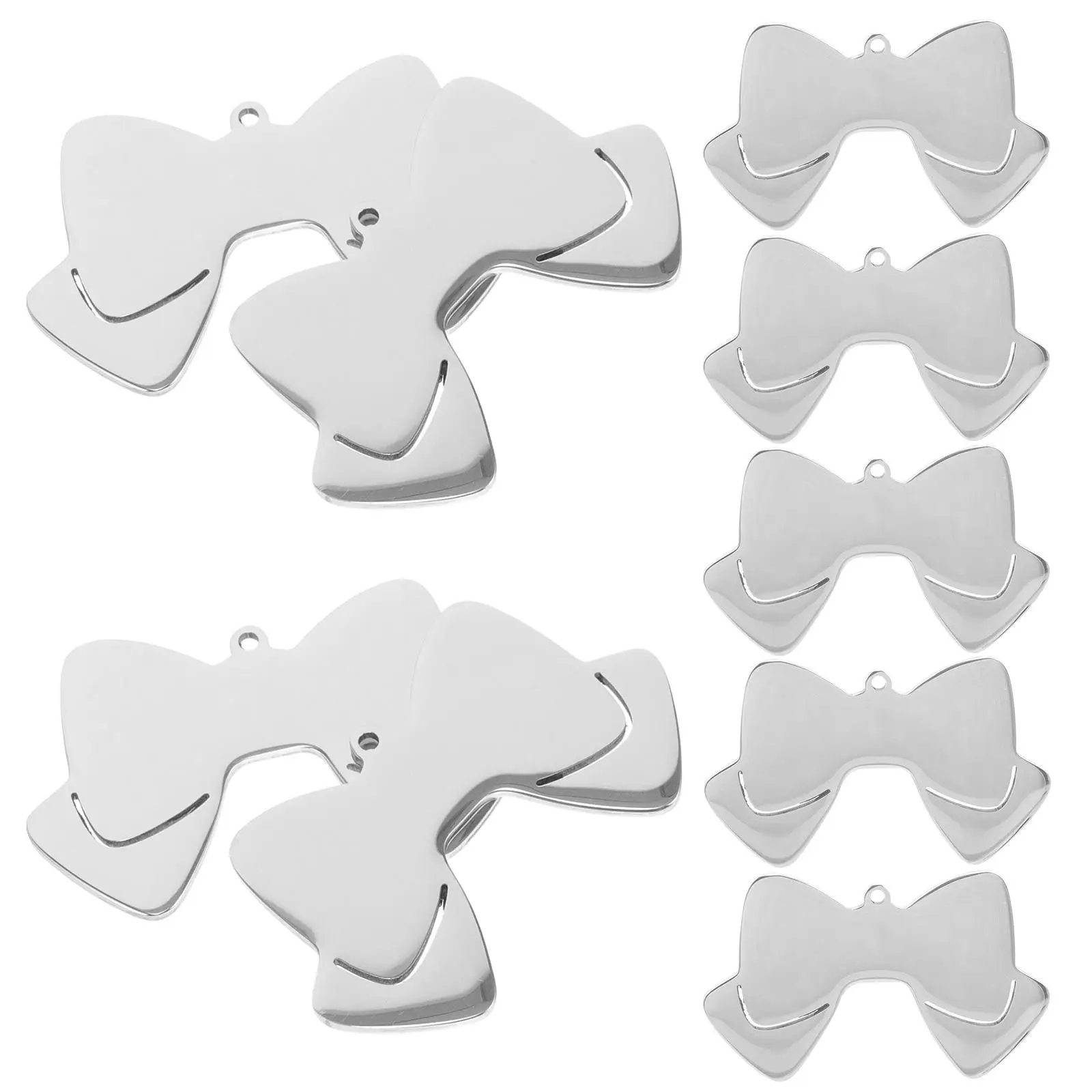 10pcs Dog Tag Pendant Bows Pet Name Tags Stainless Steel Id For Puppy Silver 50mm Engraving Customizable Dog Collar Accessories
10pcs Dog Tag Pendant Bows Pet Name Tags Stainless Steel Id For Puppy Silver 50mm Engraving Customizable Dog Collar Accessories