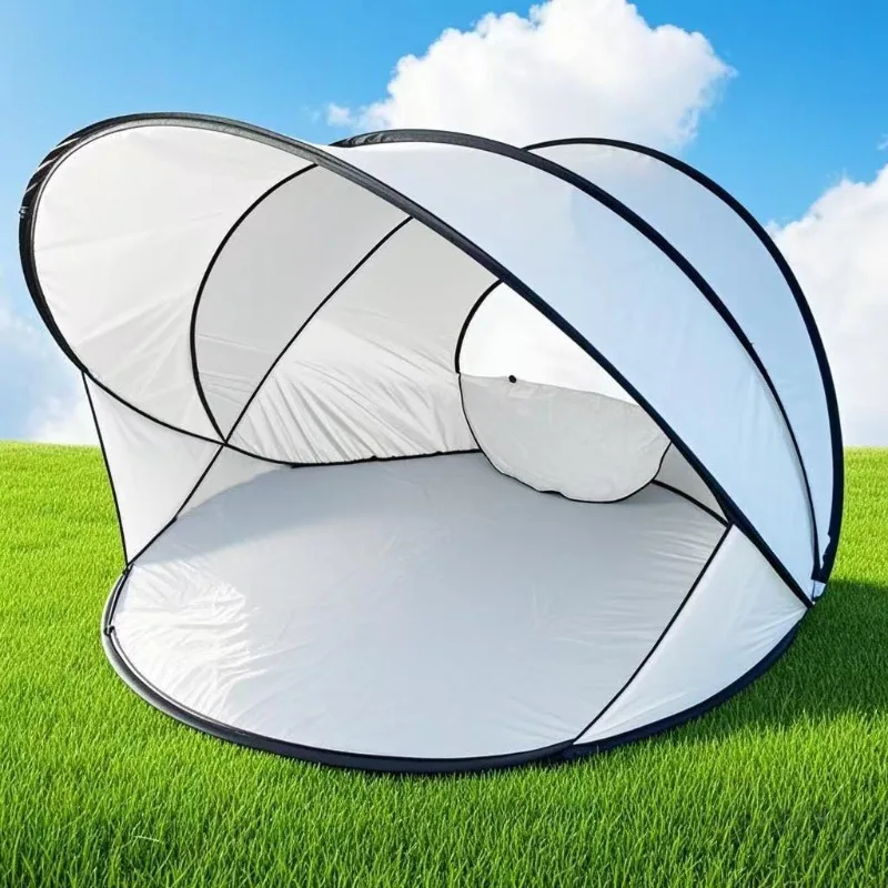 Luxury 2-Person Portable Cabana Beach Tent Waterproof Outdoor Sunshade Pop-up Foldable Shelter for Summer Sun Wind Protection
Luxury 2-Person Portable Cabana Beach Tent Waterproof Outdoor Sunshade Pop-up Foldable Shelter for Summer Sun Wind Protection