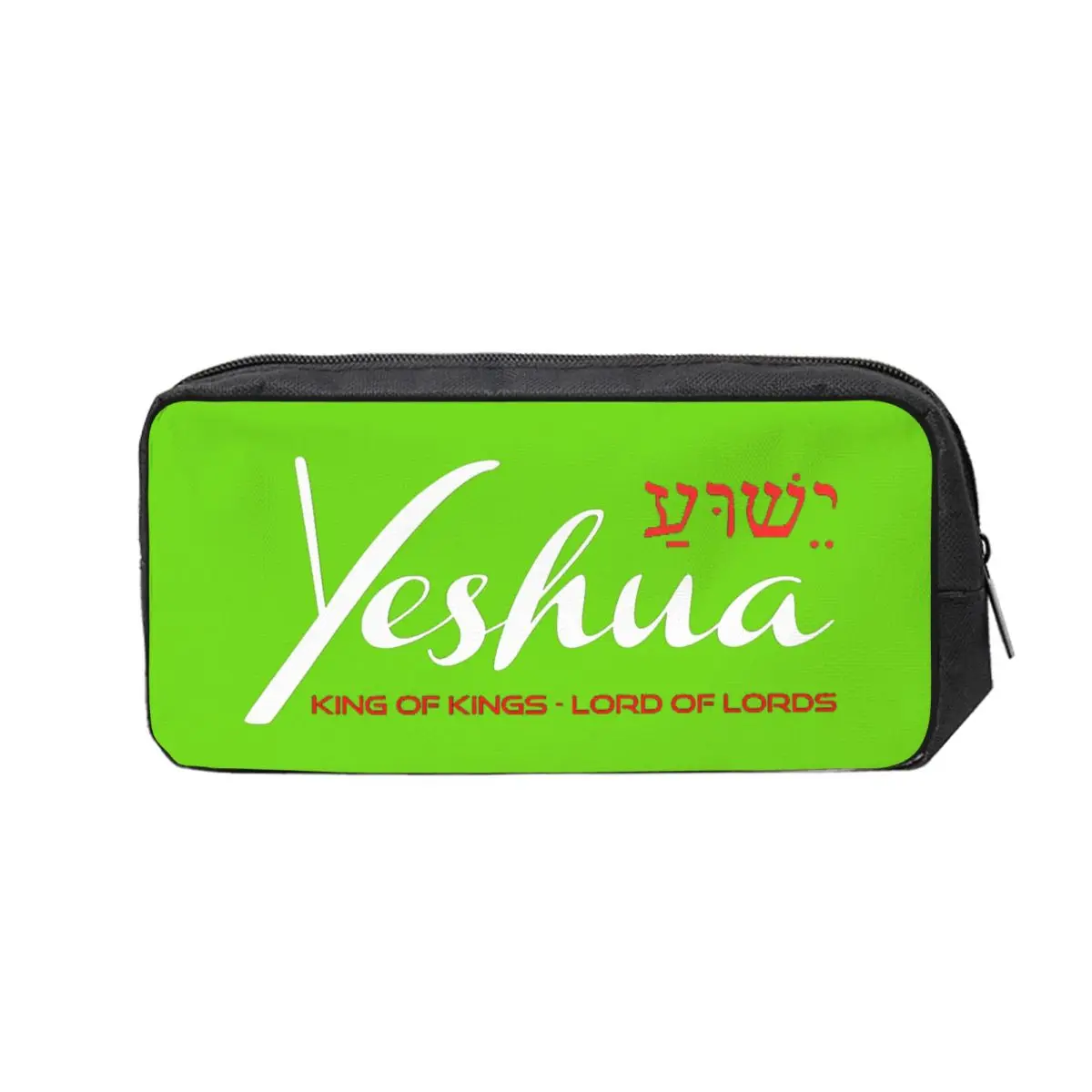 Hebrew Jesus Christ Yeshua King Of Kings Lord Of Lords Pencil Cases for Student Gifts Pen Box Pencil Bag Big Pencil Pouch Pen
Hebrew Jesus Christ Yeshua King Of Kings Lord Of Lords Pencil Cases for Student Gifts Pen Box Pencil Bag Big Pencil Pouch Pen