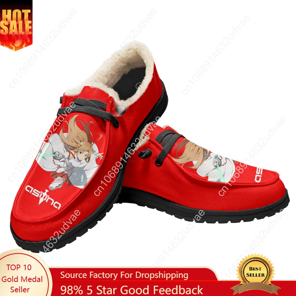 Sword Art Online Asuna Plush Casual Shoes Flat Shoe Men Woman Breathable Casual Lightweight Footwear Couple Custom Made Shoe
Sword Art Online Asuna Plush Casual Shoes Flat Shoe Men Woman Breathable Casual Lightweight Footwear Couple Custom Made Shoe