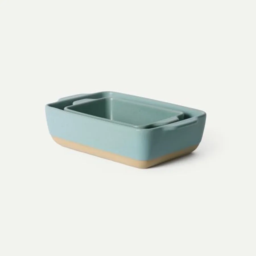 Ceramic Set of 2 Baking Dishes For Casserole, Banana Bread, Brownies, Broiling, Roasting, Bakg. s - Porcela Servg Bakeware from
Ceramic Set of 2 Baking Dishes For Casserole, Banana Bread, Brownies, Broiling, Roasting, Bakg. s - Porcela Servg Bakeware from